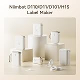 NIIMBOT 3 Rolls Label Maker Tape 0.55 x 2.36 in D11 D110 D101 Compatible view 7