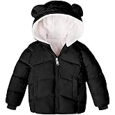 Baby Girls Boys Winter Coat Warm Fleece Jacket for Toddler Kids 6M-5T