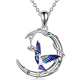 AOBOCO Sterling Silver Hummingbird/Owl/Flamingo/Red Cardinal Necklace Embellished with Crystals from Austria,hypoallergenic Bird Pendant gifts, Anniversary Birthday Jewelry Gifts Present for Women