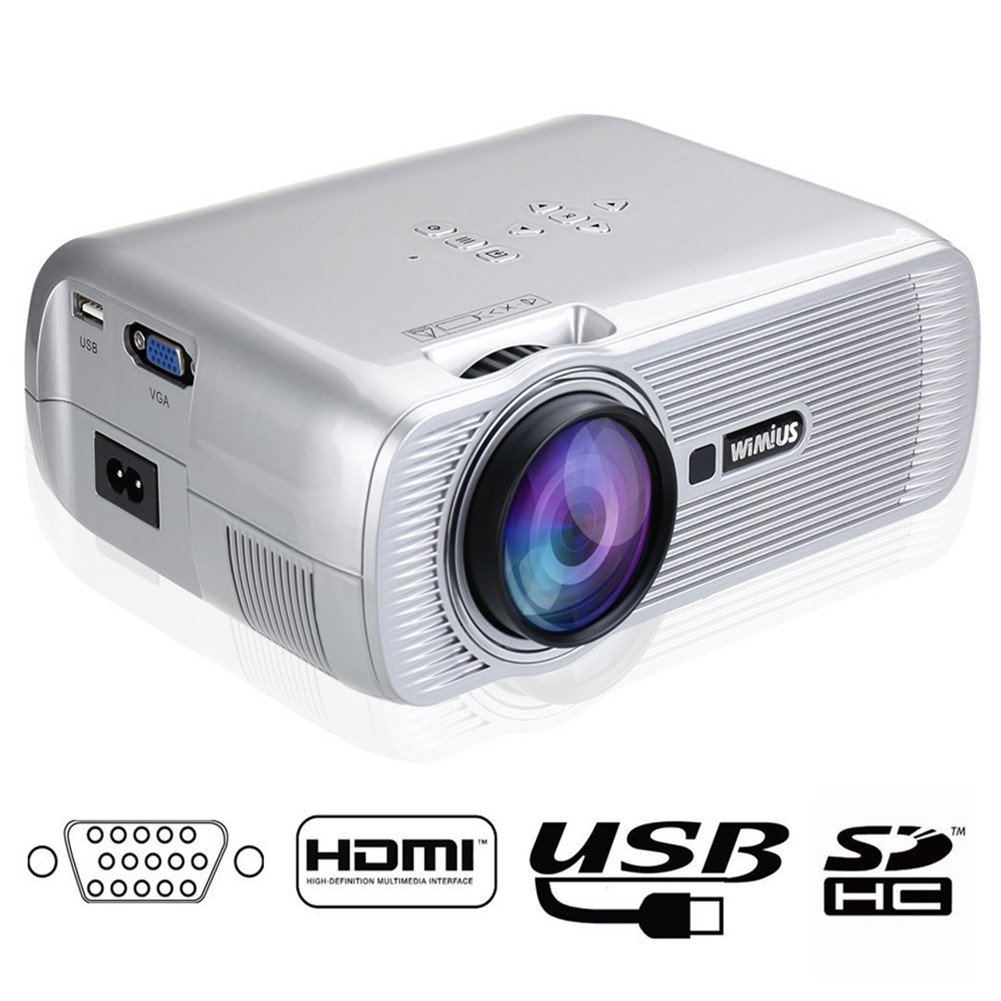 Proyectores HD, Proyector Portátil Videoproyector LED 800*480 ...