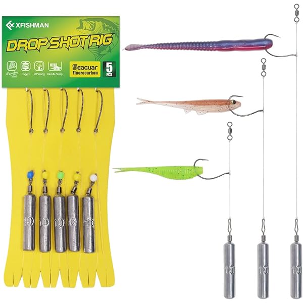 Drop Shot Weights Booms Fishing TR1 Tokyo Rig Kit Pre-Rigged