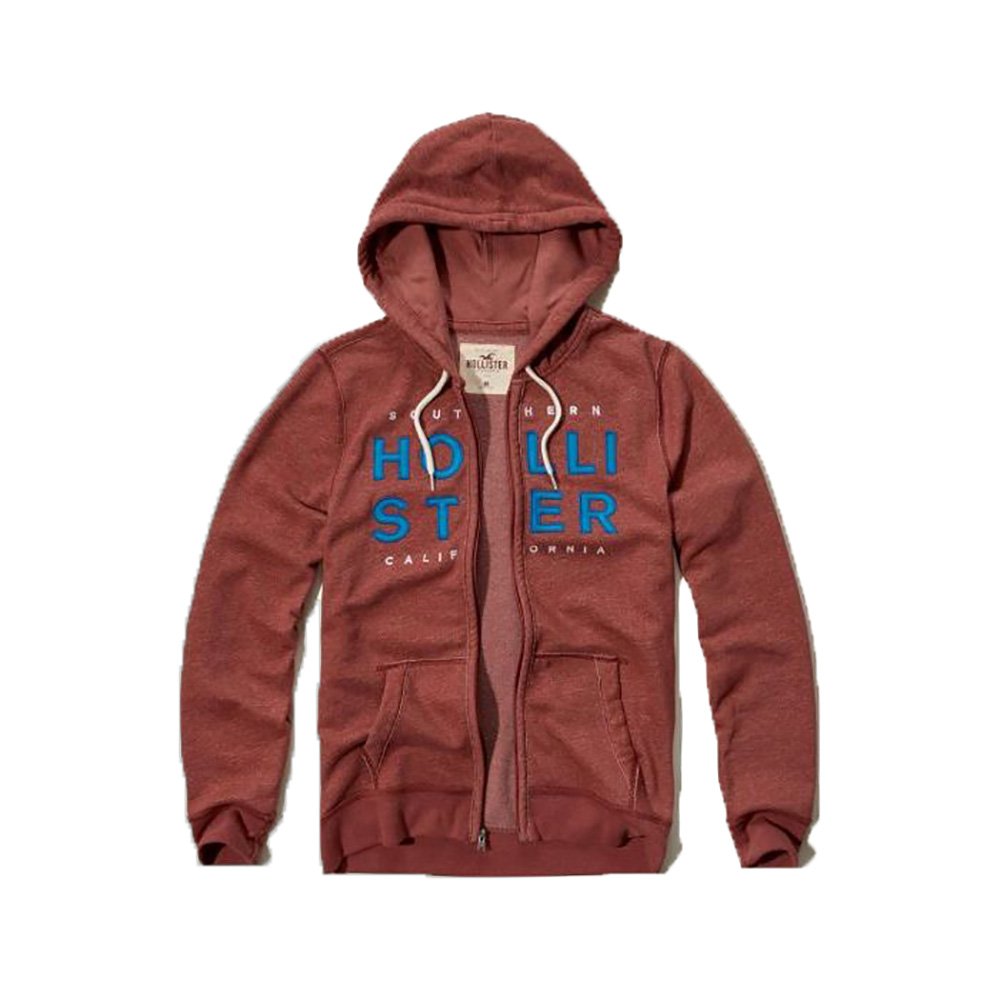 hollister hoodie burgundy