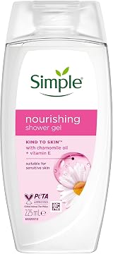 Simple Kind to Skin Nourishing Shower Cream 6 x 225 ml White view 2