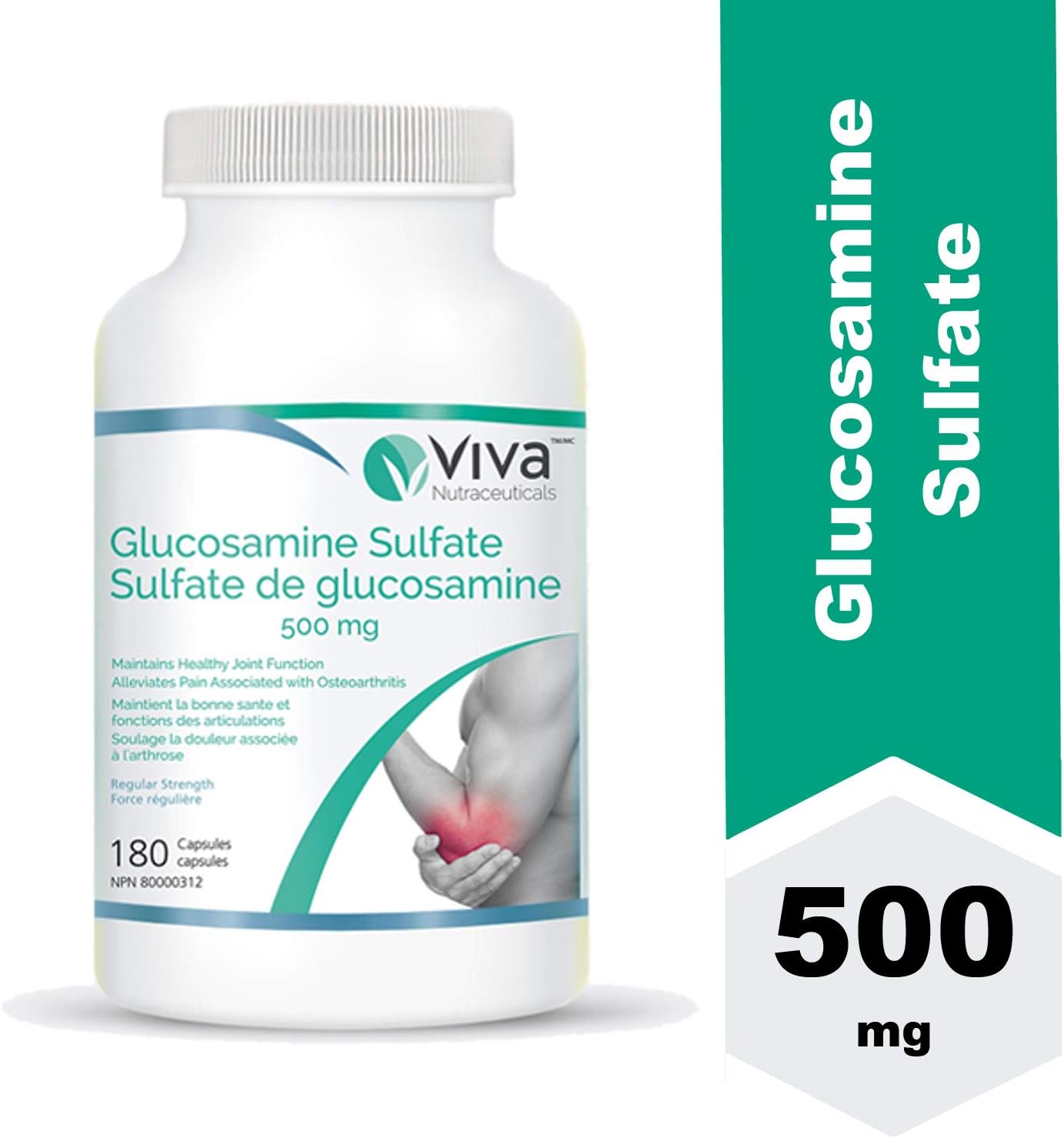 Glucosamine Sulfate 2KCl 1500mg MSM 1500mg 120 Tablets by