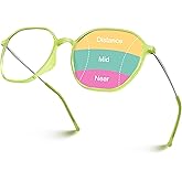 VISOONE Lightweight Progressive Multifocal Anti-Fog Reading Glasses TR90 with Blue Light Blocking Stylish Women Men RANE