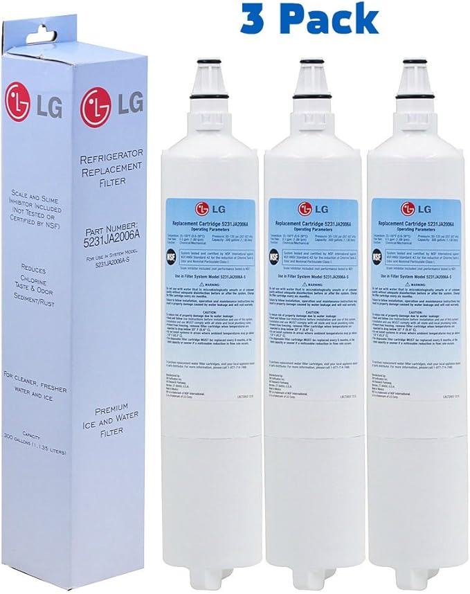 Replacement Water Filter LG LT600P / 5231JA2006A / 5231JA2006B