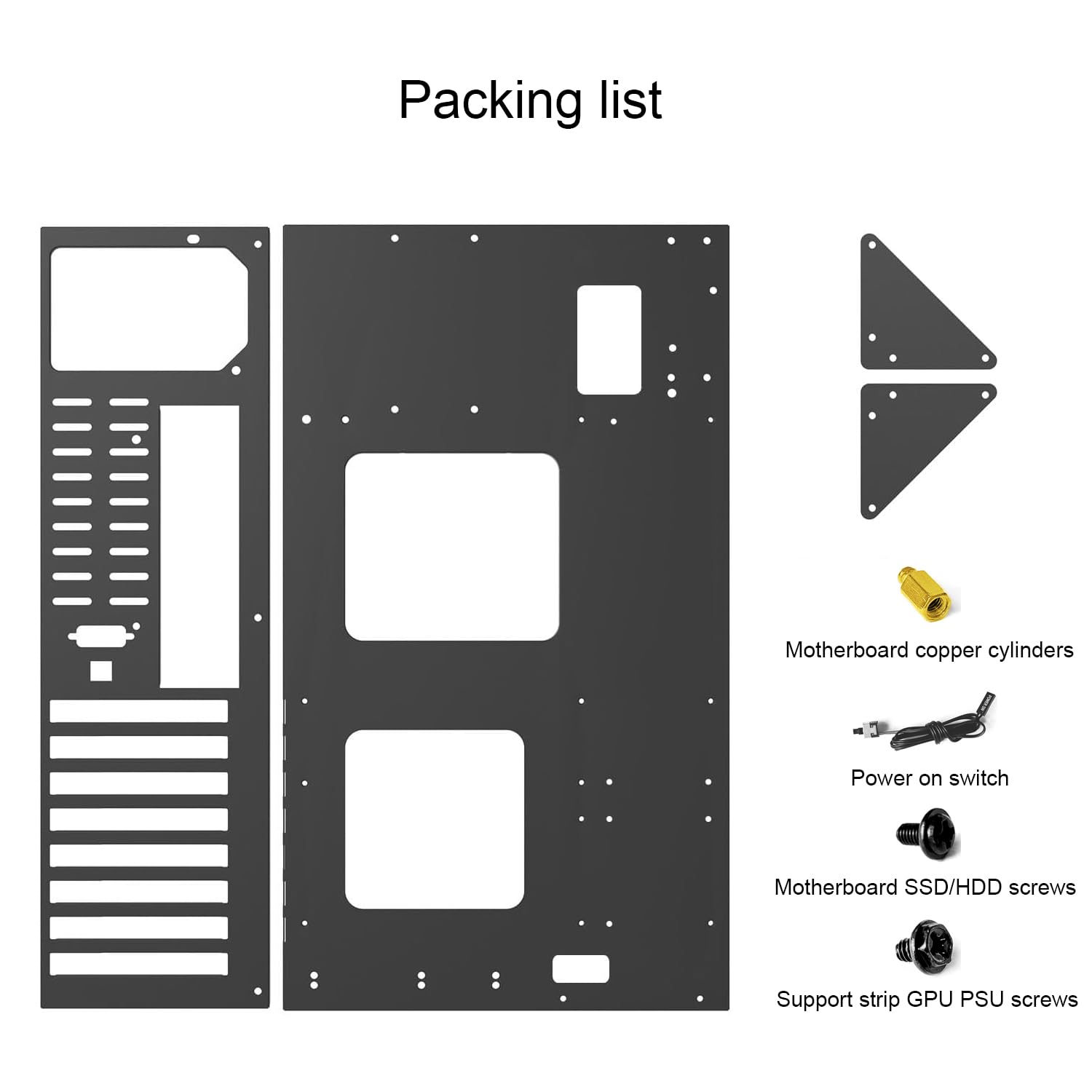 Mua ATX PC DIY Open Air Frame Case, ATX mATX Mini ITX Motherboard, ATX ...
