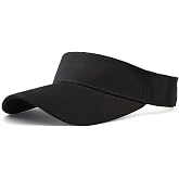 HH HOFNEN Sports Sun Visor Hats Cotton Adjustable Golf Caps for Men Women | Ball Caps Lightweight UV Protection Packable Outdoor Hat Summer Beach Hat for Tennis Golf Running