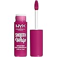NYX PROFESSIONAL MAKEUP Smooth Whip Matte Lip Cream, Long Lasting, Moisturizing, Vegan Liquid Lipstick - Bday Frosting (Violet Red)