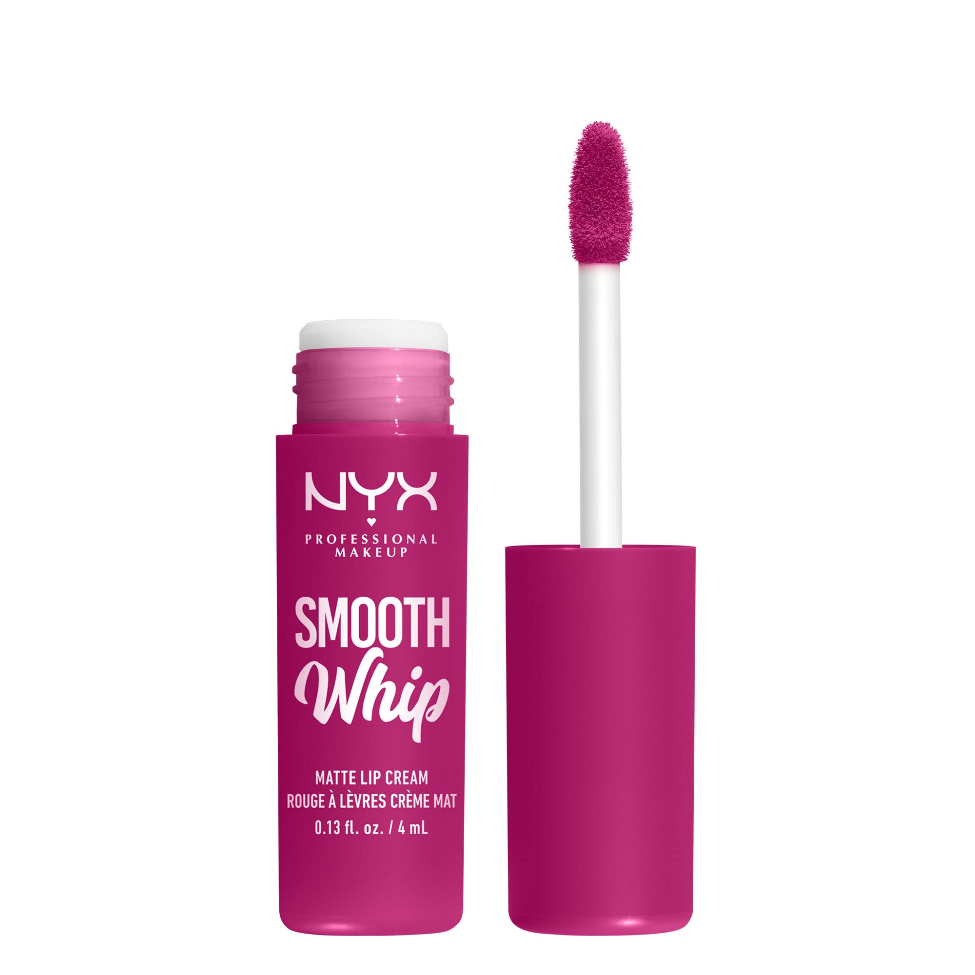 NYX Professional Makeup Liquid Lipstick, Matte Lip Cream, Ultra-Vibrant Shades, With Shea & Cocoa Butter, Smooth Whip, Shade: Bday Frosting — image 1