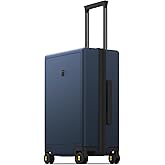 LEVEL8 Carry on Luggage Airline Approved, Carry-on Suitcases with Wheels, Lightweight Hardside Luminous Textured Luggage for Travel with Tsa Lock, 20 Inch, Navy
