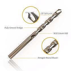 M MIMHOOY 2Pcs M35 Cobalt Drill Bits 7mm Drill Bit