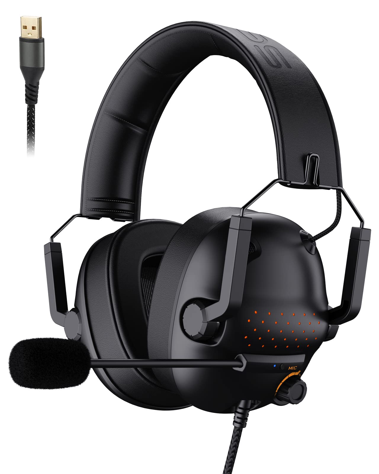 SENZER SG550 USB Folding Gaming Headset for