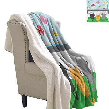 Amazon.com: Beihai1Sun - Manta ligera de franela y espiga ...