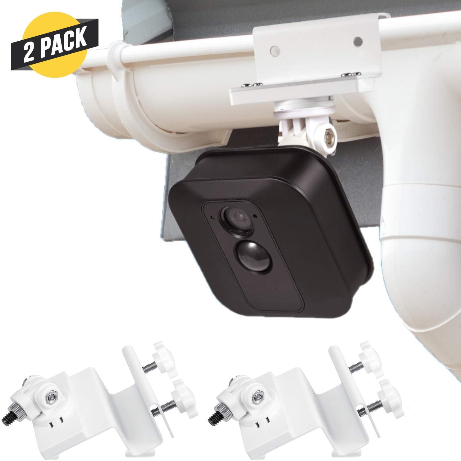 Weatherproof Gutter Mount for Blink XT2 Outdoor Camera with Universal