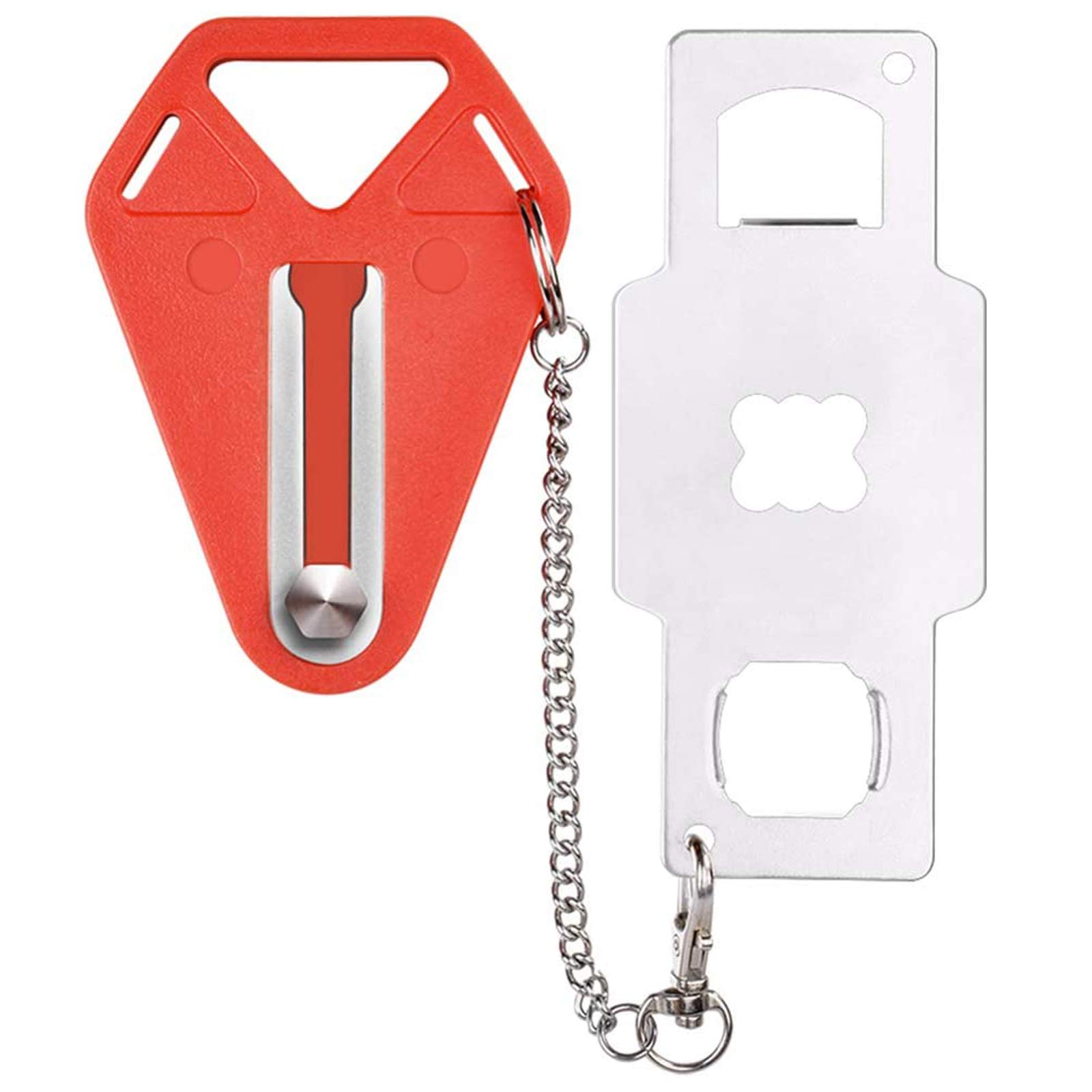 Portable Door Lock Home Security, Upgraded Strong Multi Size Travel Lock for Additional Safety and Privacy, Solid Heavy Duty Lock Prevent Unauthorized Entry for Traveling Hotel Apartment College
