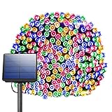Litom Solar Outdoor 200 LED String Lights Solar Multi-color Decorative Light with 8 Working Modes