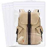 iMailer - 500 Pack - 14" x 20" Large Cellophane Bags - Clear Cello Resealable Plastic Poly Bags for Clothing, T-Shirts, Pants