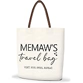 HQLOW Aesthetic Tote Bag With Leather Handle