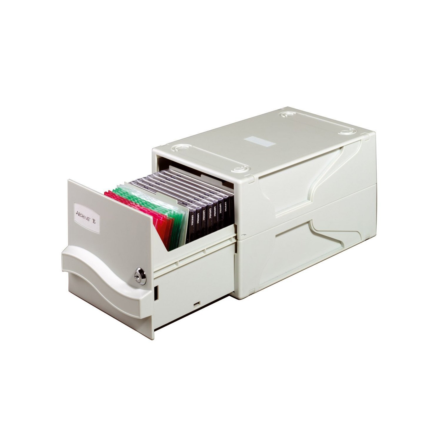 Durable 525610 Multimedia Storage Box for 26 Disks - Grey