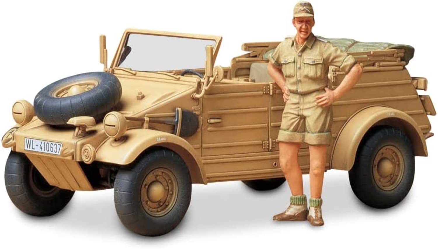 German Kubelwagon Type 82 Light Utility Vehicle 1:35 Military Plastic Model Assembly Kit