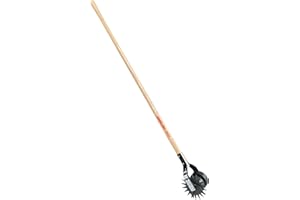 Ames True Temper 1975900 Deluxe Rotary Edger with 48-Inch Wood Handle
