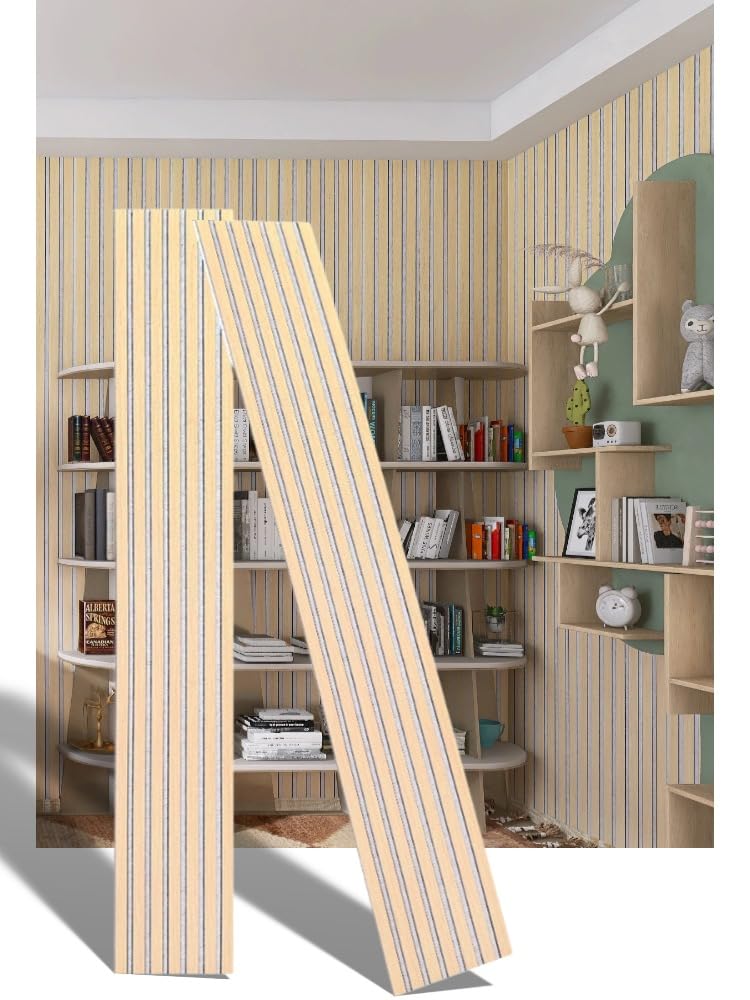 ARTSLAT 3D Fluted Sound Absorbing Acoustic Wood SLAT Wall Panels ...