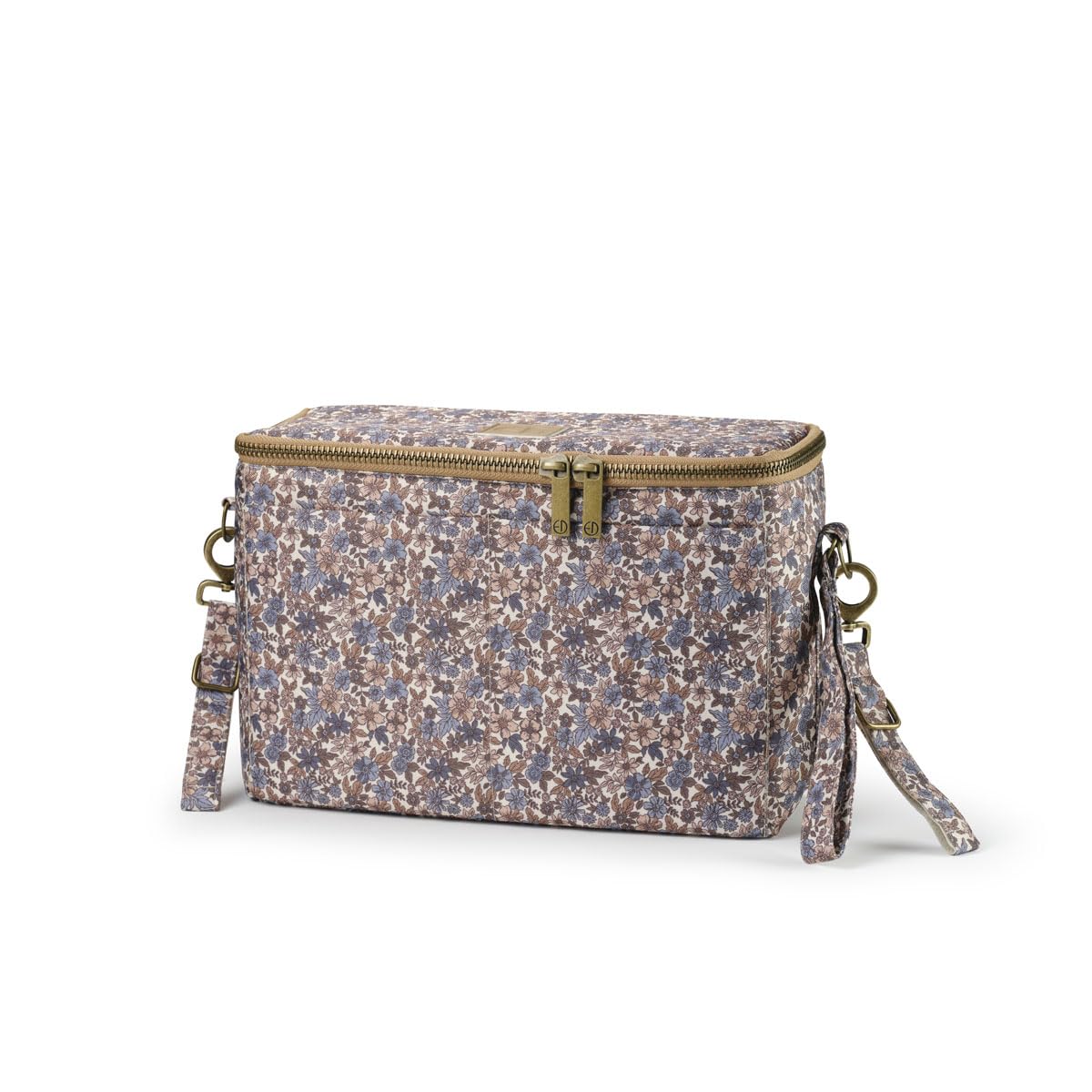 Elodie Details Pram Bag Organiser Pram Buggy Bag Baby Universal Multifunctional Storage Bag - Blue Garden