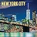 New York City 2019 12 x 12 Inch Monthly Square Wall Calendar with Foil Stamped Cover, USA United Sta by 