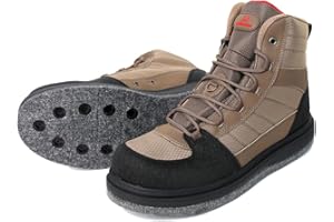Kylebooker Men's Wading Boots Lightweight Anti-Slip Fly Fishing Wading Shoes