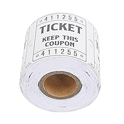 DGBDPACK 250 Raffle Tickets, 50/50 Double Roll