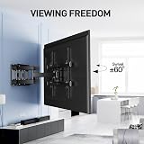 TV Wall Bracket 37-85 inch up to 60 kg swiveling tilt 600x400 view 3
