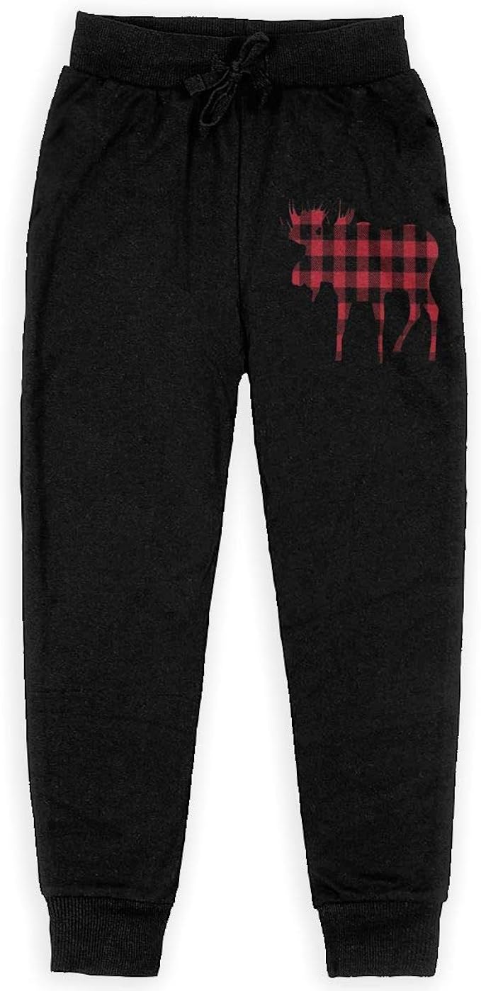 boys plaid joggers