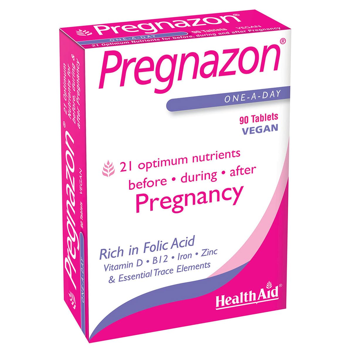 HealthAid Pregnazon - 90 Tablets