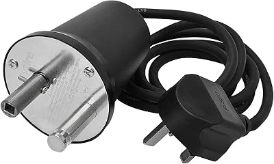 onlyfire Rotisserie BBQ Motor for Cyprus Grills 3-4 RPM UK Plug 4W Plastic Black