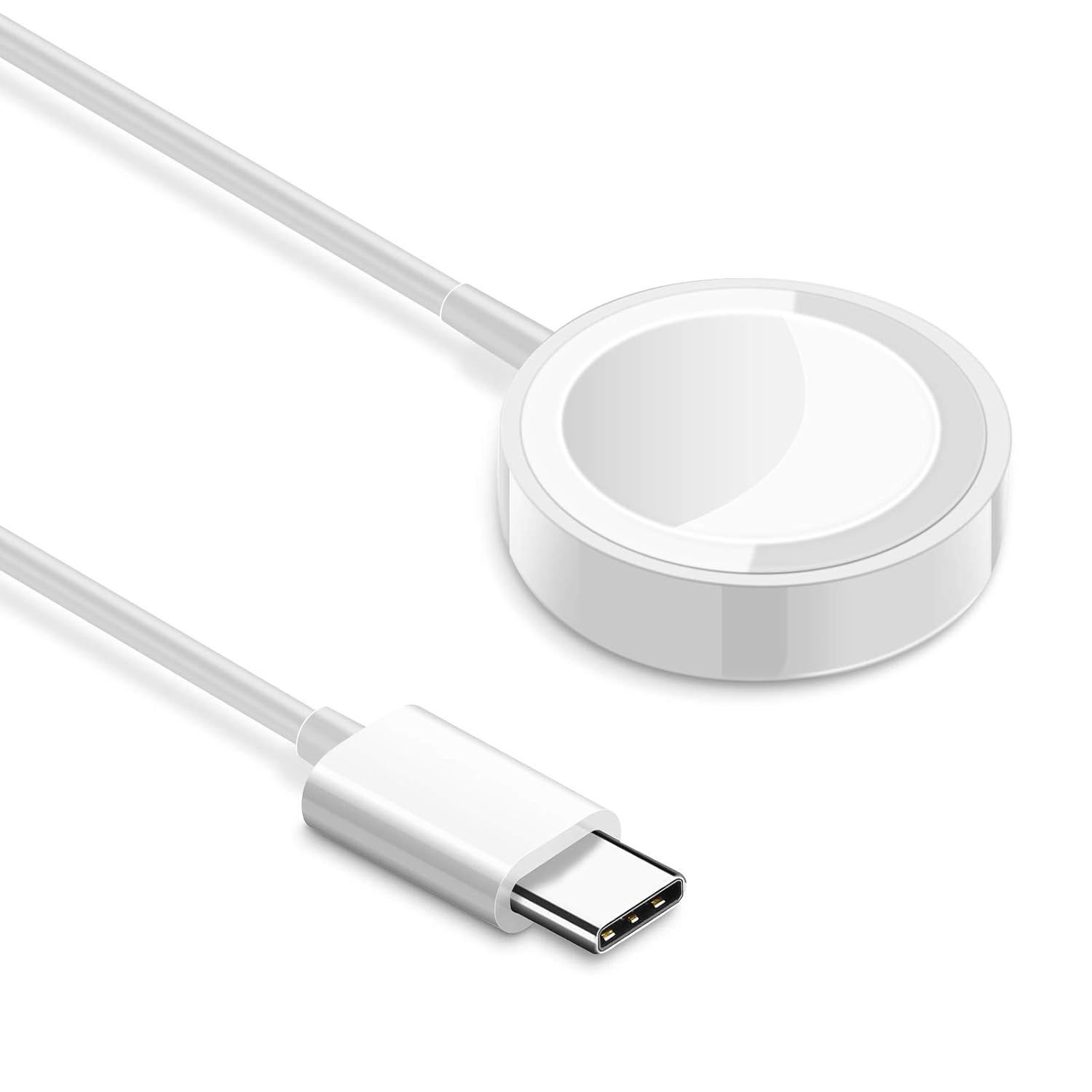 Watch Charger,USB C 1M Magnetic Wireless for iWatch Charging Cable Cord Compatible with Apple Watch Series Se 6 5 4 3 2 1. (1M)
