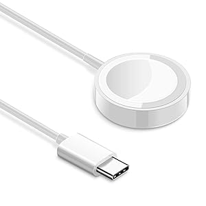 Watch Charger,USB C 1M Magnetic Wireless for iWatch Charging Cable Cord Compatible with Apple Watch Series Se 6 5 4 3 2 1. (1M)