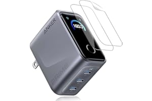 NOUKAJU [2pack] Screen Protector for Anker Prime Charger 160W, TPU Material,Scratch-Resistant,High Transparency,Soft Screen P