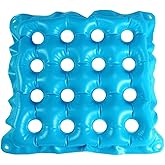 SUNSHINE-MALL Office Chair Cushions, air Cushion seat, sit Cushion, with air Vent, can be a Small Amount of air or Water, Very Suitable for Office Chair and Wheelchair use(Blue 19 inch)