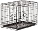 AmazonBasics Double-Door Folding Metal Dog Crate - 22 Inches