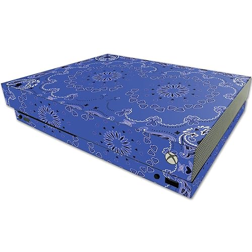 MightySkins Skin Compatible with Microsoft One X Console Only - Blue Bandana | Protective, Durable, and Unique Vinyl Decal wrap Cover | Easy to Apply, Remove, and Change Styles | Made in The USA - Amazon deal for $17.08
