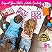 Toysical Kids Stencils Set for Girls | 55 Pc Drawing Art N Crafts Set with Non-Slip Clips in Travel Case | Best Birthday & Christmas Gift for Ages 3, 4, 5 & 6 Year Old Toddlers & Children