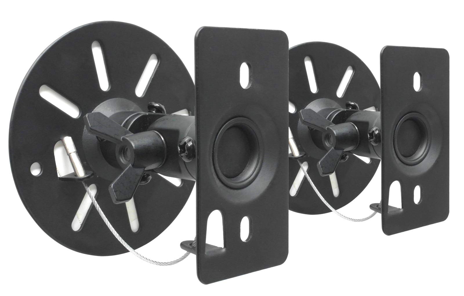 DRALL INSTRUMENTS 2 pieces wall mounts for audio speaker mount swiveling inclinable speaker mounting model: BS9B