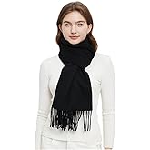Novawo Wool Scarf Soft Warm Winter Scarves Wraps for Women and Unisex