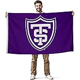 St. Thomas Tommies College Sports Printed Flag - NCAA Licensed - Nylon - Tommies School Banner (Purple, White) (3' x 5')