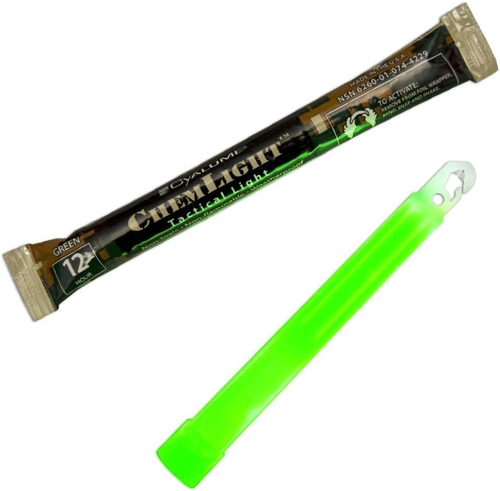Cyalume ChemLight Military Grade Chemical Light Sticks