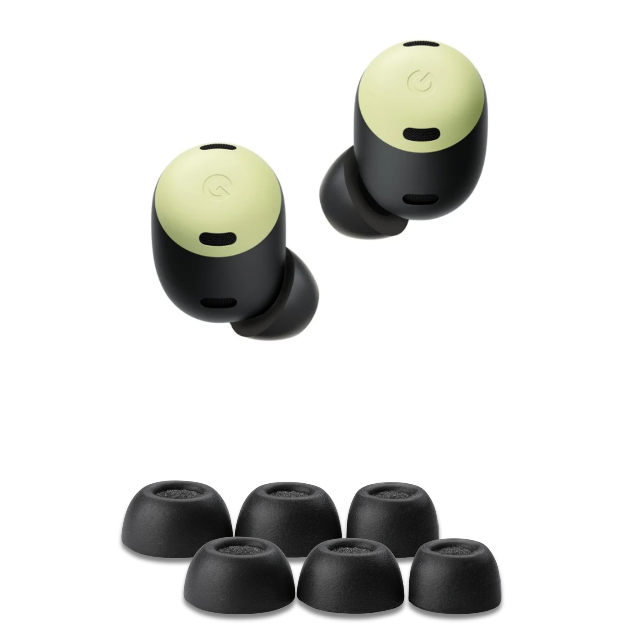 Photo 1 of Comply Memory Foam Replacement Earbud Tips Designed for Google Pixel Buds Pro (1st Gen) | Ultimate Comfort, Secure Fit, Superior Noise Isolation | Black, Small (3 Pairs)