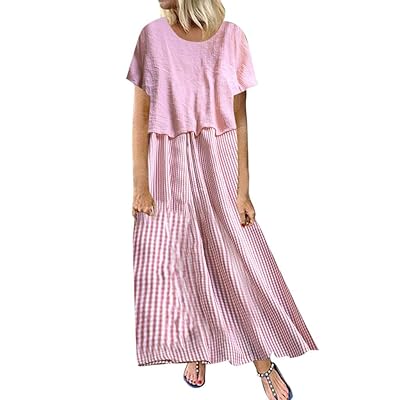 TRENDINAO 2019 Fashion Cotton Linen Dress Womens Two Jamaica | Ubuy