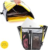 Rhinowalk 27L Waterproof Bike Pannier Bag with Shoulder Strap Green view 3