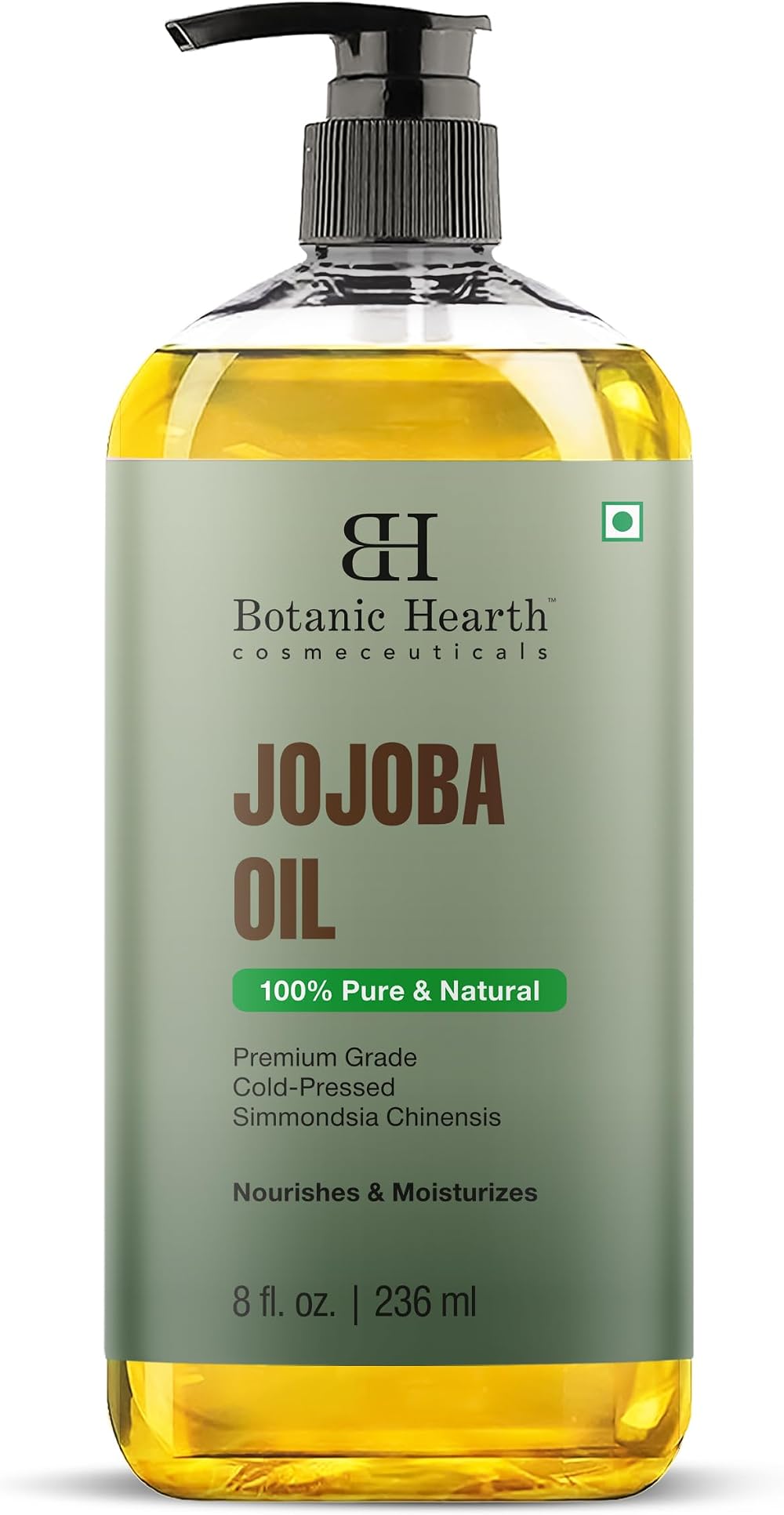 Botanic Hearth Jojoba Oil 8 fl oz 236 ml Hair Growth Scalp Treatment